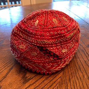 Unique Iranian hand-stitched scull cap.